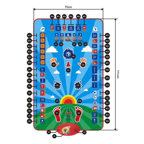 Educational Islamic Prayer Mat